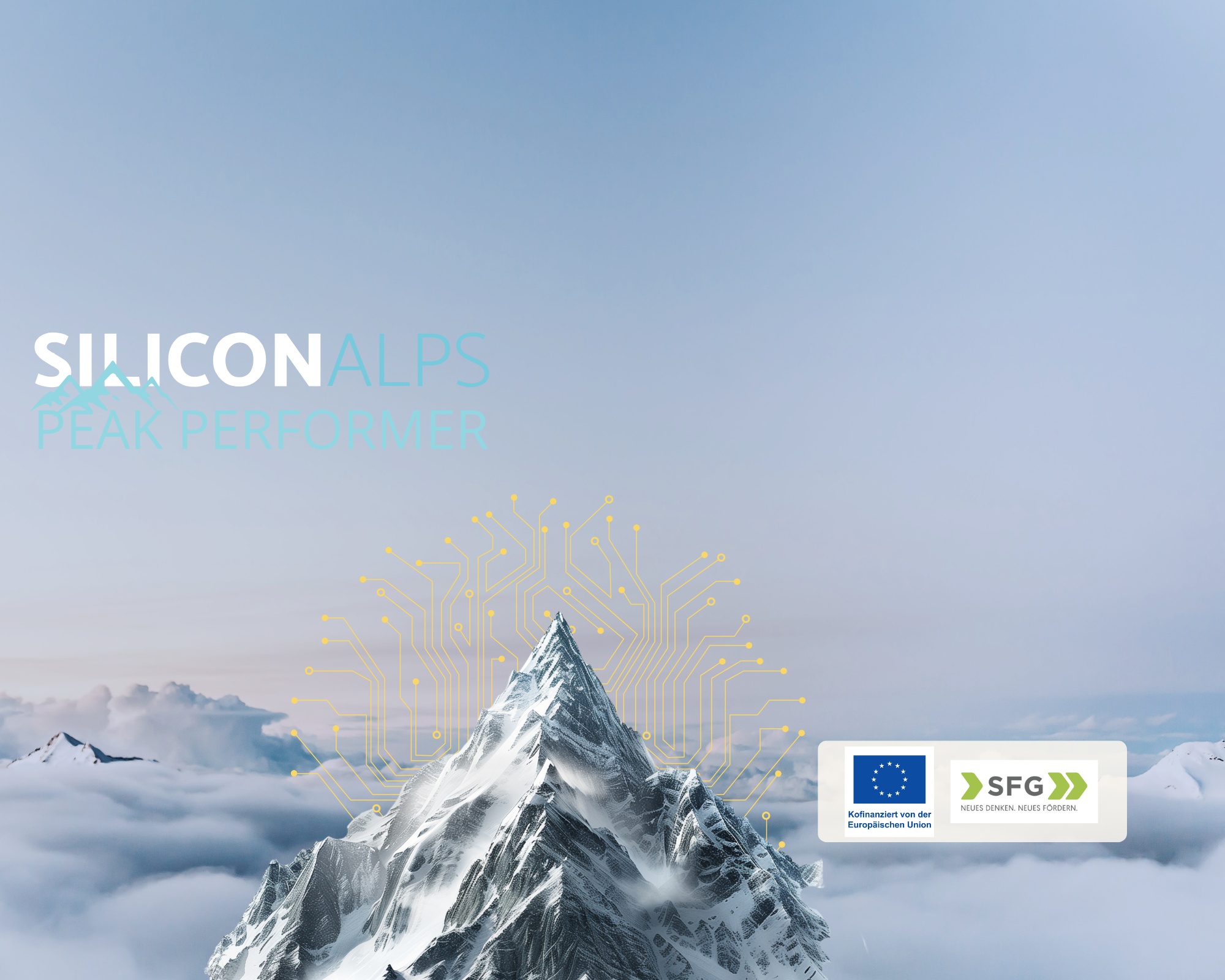 Peak Performer Logo 2.0 mit SILICON ALPS und Berg neu