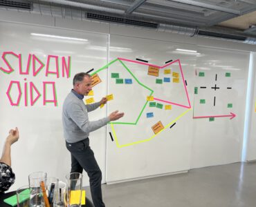 Erklärung der Inhalte von einem Workshop-Teilnehmer