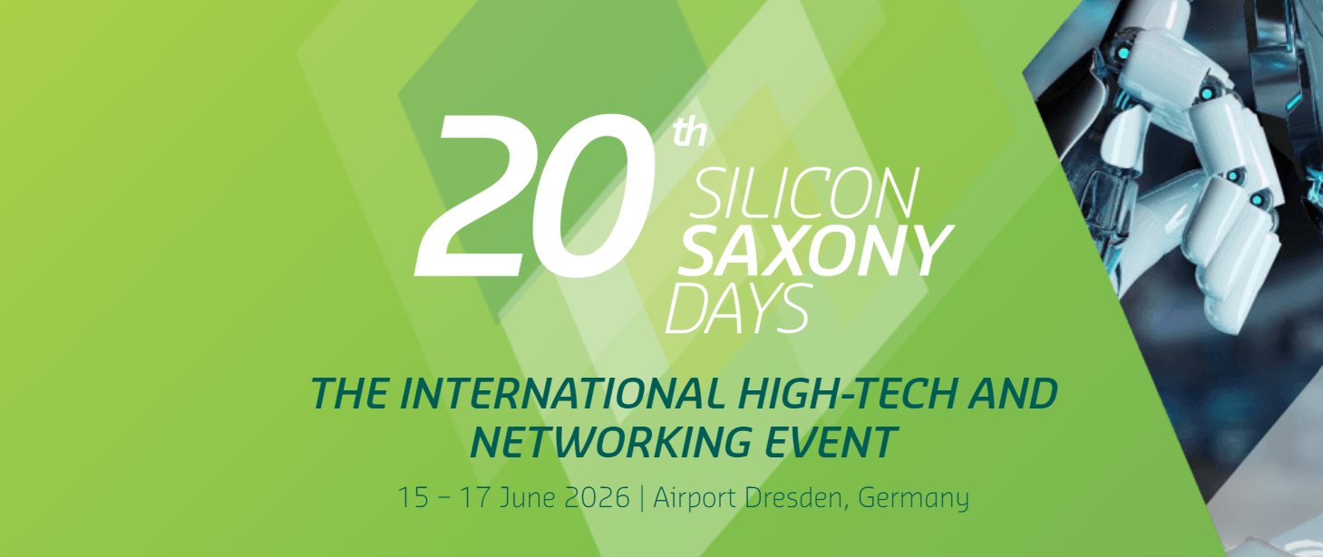Silicon Saxony Days 26 Hintergrundbild in grün