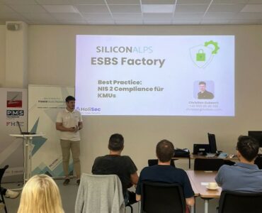 ESBS Factory mit Speaker vor Publikum
