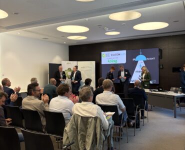 Speaker vor dem Publikum beim Spotlight-Event