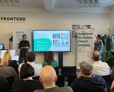 digitaldialog speaker kages vor publikum